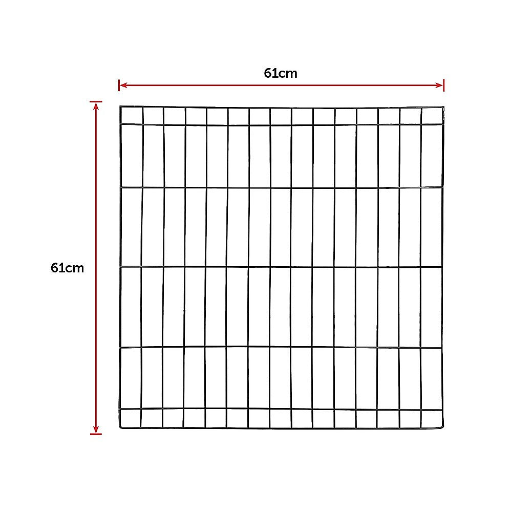 24" 8 Panel Pet Dog Playpen Puppy Exercise Cage Enclosure Fence Play Pen